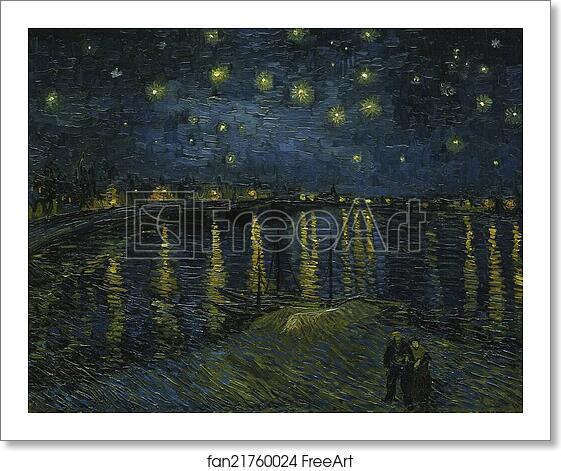 Free art print of Starry Night by Vincent Van Gogh