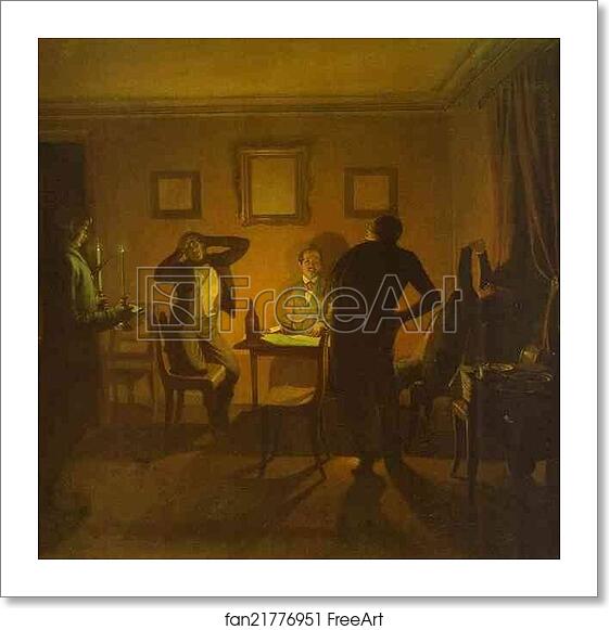 Free art print of Gamblers by Pavel Fedotov Free art print of Gamblers by Pavel Fedotov