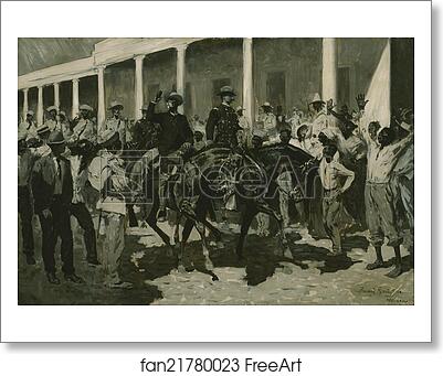 Free art print of The Return of Gomez to Havana by Frederic Remington Free art print of The Return of Gomez to Havana by Frederic Remington