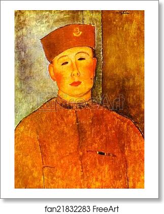 Free art print of The Zouave by Amedeo Modigliani