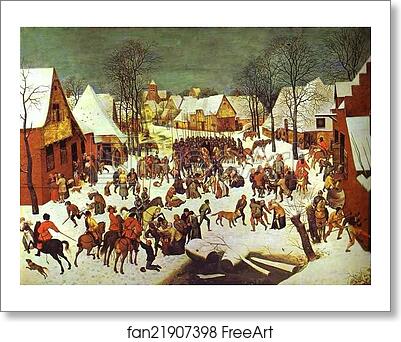 Free art print of The Massacre of the Innocents by Pieter Bruegel The Elder