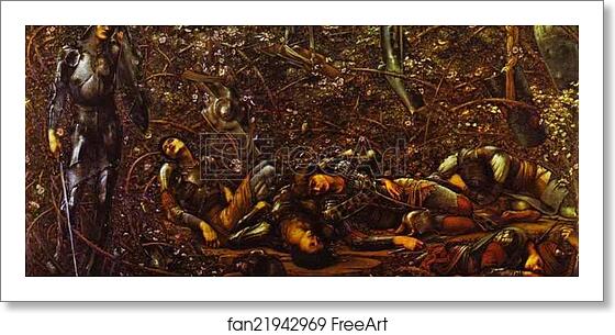 Free art print of 'The Briar Rose' series, I: The Prince Enters the Briar Wood by Sir Edward Coley Burne-Jones Free art print of 'The Briar Rose' series, I: The Prince Enters the Briar Wood by Sir Edward Coley Burne-Jones