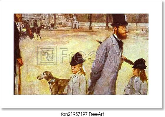 Free art print of Place de la Concorde by Edgar Degas Free art print of Place de la Concorde by Edgar Degas