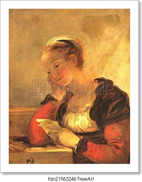 Free art print of The Letter by Jean-Honoré Fragonard Free art print of The Letter by Jean-Honoré Fragonard