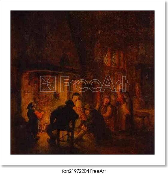 Free art print of A Talk at Fireplace by Adriaen Van Ostade Free art print of A Talk at Fireplace by Adriaen Van Ostade