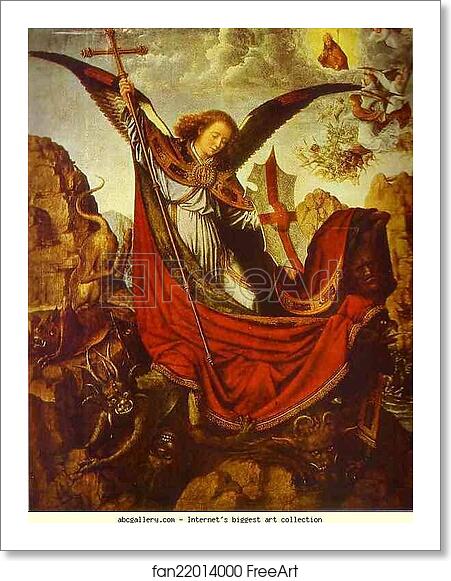 Free art print of Altar of Archangel Michael by Gerard David