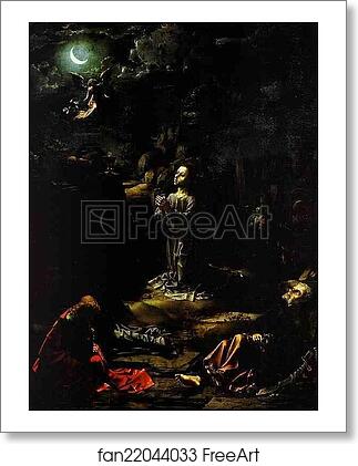 Free art print of The Agony in the Garden by Jan Gossaert, Called Mabuse