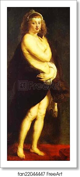 Free art print of The Fur Cloak (Helene Fourment) by Peter Paul Rubens