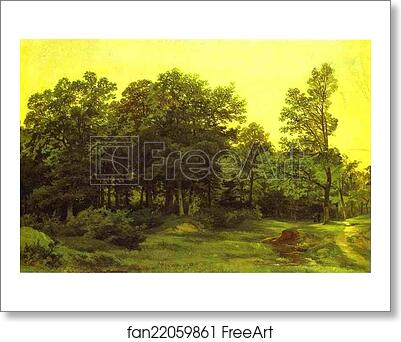 Free art print of Deciduous Forest by Ivan Shishkin