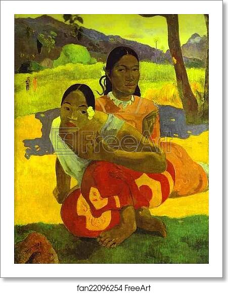 Free art print of Nafea Faa ipoipo? (When Will You Marry?) by Paul Gauguin Free art print of Nafea Faa ipoipo? (When Will You Marry?) by Paul Gauguin