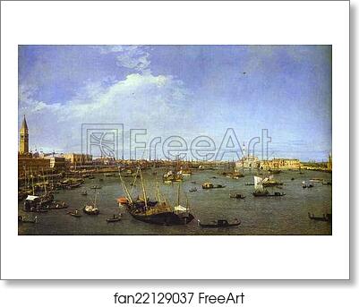 Free art print of The Basin of St. Mark by Giovanni Antonio Canale, Called Canaletto