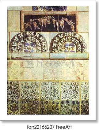 Free art print of Tile Stove. Detail by Mikhail Vrubel Free art print of Tile Stove. Detail by Mikhail Vrubel
