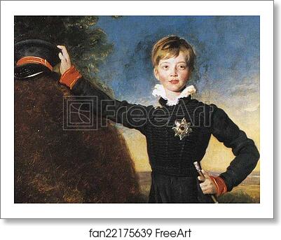 Free art print of Prince George of Cumberland (1819-78). Detail by Sir Thomas Lawrence Free art print of Prince George of Cumberland (1819-78). Detail by Sir Thomas Lawrence