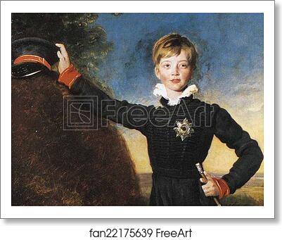 Free art print of Prince George of Cumberland (1819-78). Detail by Sir Thomas Lawrence Free art print of Prince George of Cumberland (1819-78). Detail by Sir Thomas Lawrence