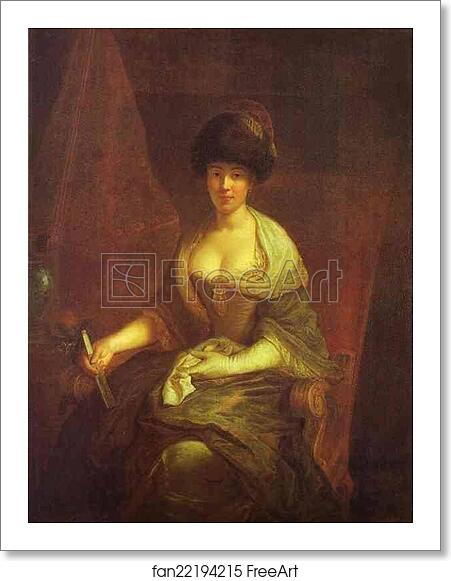 Free art print of Portrait of Maria Susanna Dinglinger by Antoine Pesne