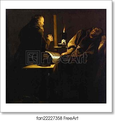Free art print of St. Francis in Ecstasy by Georges De La Tour Free art print of St. Francis in Ecstasy by Georges De La Tour