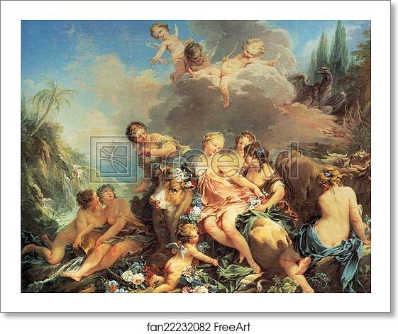 Free art print of Rape of Europa by François Boucher Free art print of Rape of Europa by François Boucher
