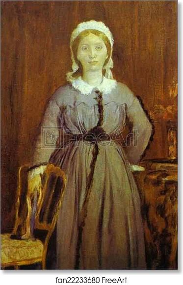 Free art print of Portrait of Thérèse de Gas, the Artist's Sister by Edgar Degas