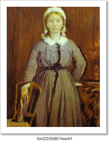 Free art print of Portrait of Thérèse de Gas, the Artist's Sister by Edgar Degas