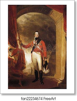 Free art print of Arthur Wellesley, 1st Duke of Wellington (1769-1852) by Sir Thomas Lawrence