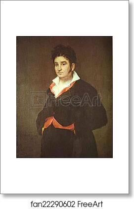 Free art print of Portrait of Ramón Satué by Francisco De Goya Y Lucientes