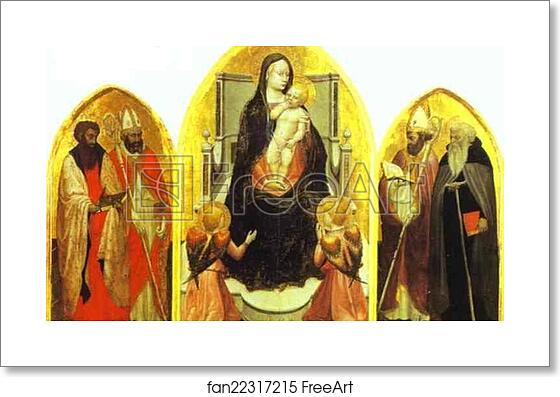 Free art print of St. Giovenale Triptych by Masaccio Free art print of St. Giovenale Triptych by Masaccio