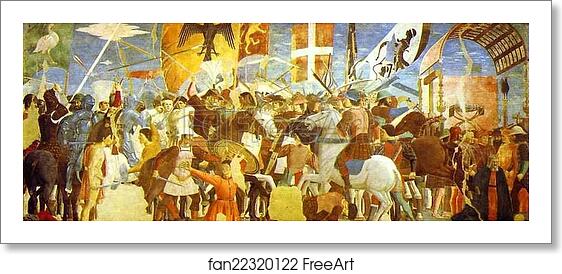 Free art print of Legend of the True Cross: the Battle of Heraclius and Chosroes by Piero Della Francesca