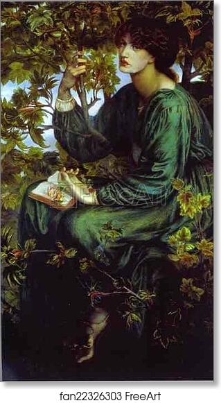 Free art print of The Day Dream by Dante Gabriel Rossetti