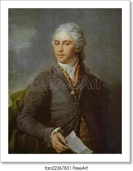 Free art print of Portrait of Y. I. Bilibin by Dmitry Levitzky Free art print of Portrait of Y. I. Bilibin by Dmitry Levitzky