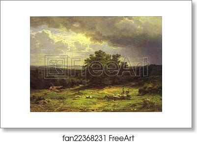 Free art print of View near Dusseldorf by Ivan Shishkin