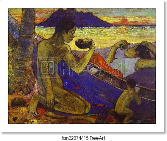 Free art print of Te Vaa (The Canoe) by Paul Gauguin Free art print of Te Vaa (The Canoe) by Paul Gauguin