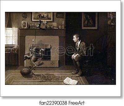 Free art print of The Magic Foot-ball, 'I thought you were wrong,' he said in triumph. 'You said it was nine! Stupid!' by Norman Rockwell Free art print of The Magic Foot-ball, 'I thought you were wrong,' he said in triumph. 'You said it was nine! Stupid!' by Norman Rockwell