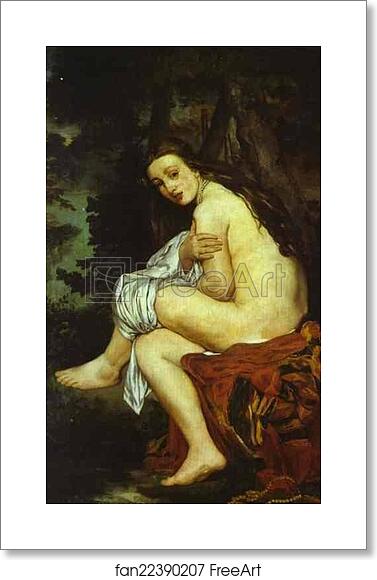 Free art print of Surprised Nymph (Nymphe surprise) by Edouard Manet
