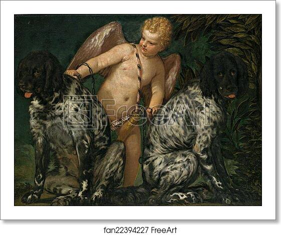 Free art print of Cupid and Two Dogs by Paolo Veronese Free art print of Cupid and Two Dogs by Paolo Veronese