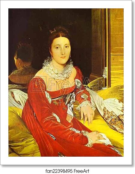 Free art print of Portrait of Madame de Senonnes by Jean-Auguste-Dominique Ingres