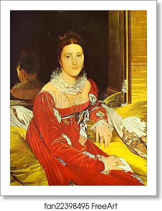Free art print of Portrait of Madame de Senonnes by Jean-Auguste-Dominique Ingres