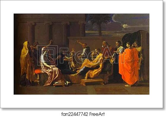 Free art print of Baby Moses Trampling on the Pharaoh's Crown by Nicolas Poussin Free art print of Baby Moses Trampling on the Pharaoh's Crown by Nicolas Poussin