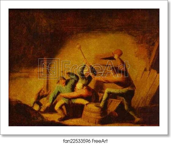 Free art print of A Fight by Adriaen Van Ostade Free art print of A Fight by Adriaen Van Ostade