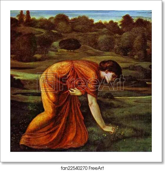 Free art print of The March Marigold by Sir Edward Coley Burne-Jones Free art print of The March Marigold by Sir Edward Coley Burne-Jones