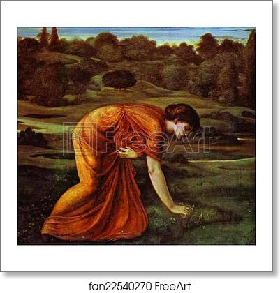 Free art print of The March Marigold by Sir Edward Coley Burne-Jones