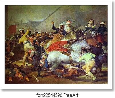 Free art print of The Second of May, 1808 at the Puerta del Sol by Francisco De Goya Y Lucientes Free art print of The Second of May, 1808 at the Puerta del Sol by Francisco De Goya Y Lucientes