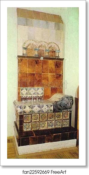 Free art print of Tile Stove by Mikhail Vrubel Free art print of Tile Stove by Mikhail Vrubel