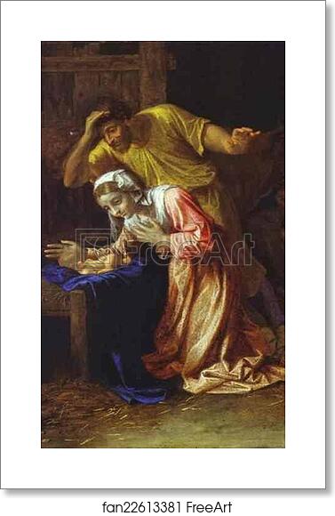 Free art print of The Nativity by Nicolas Poussin
