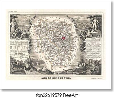 Free art print of Dept. e Seine et Oise. by Victor Jules Levasseur Free art print of Dept. e Seine et Oise. by Victor Jules Levasseur