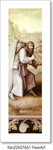 Free art print of St. James the Greater by Hieronymus Bosch
