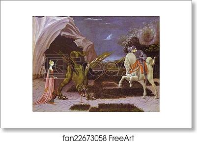 Free art print of St. George and the Dragon by Paolo Uccello Free art print of St. George and the Dragon by Paolo Uccello