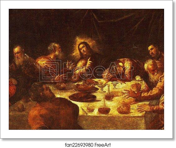 Free art print of The Last Supper. Detail by Jacopo Robusti, Called Tintoretto Free art print of The Last Supper. Detail by Jacopo Robusti, Called Tintoretto