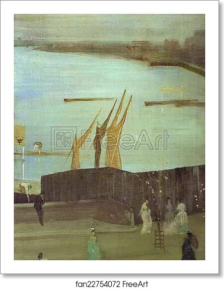 Free art print of Variations in Pink and Grey: Chelsea by James Abbott Mcneill Whistler Free art print of Variations in Pink and Grey: Chelsea by James Abbott Mcneill Whistler