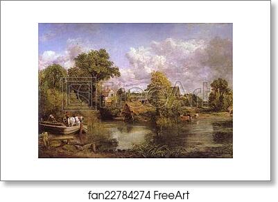 Free art print of The White Horse by John Constable