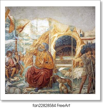 Free art print of Tabernacle of the Visitation: Annunciation to Joachim by Benozzo Gozzoli Free art print of Tabernacle of the Visitation: Annunciation to Joachim by Benozzo Gozzoli